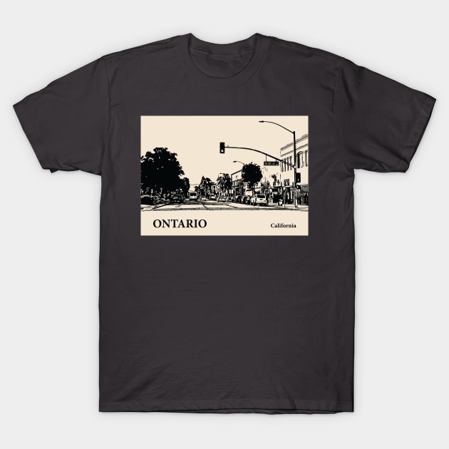 Ontario - California T-Shirt by Lakeric